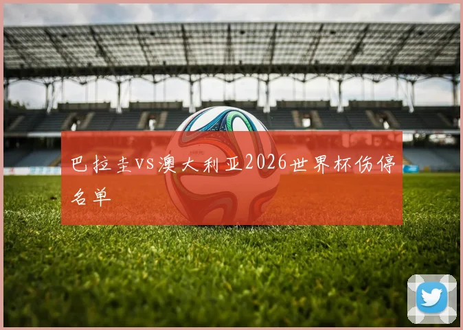 巴拉圭vs澳大利亚2026世界杯伤停名单